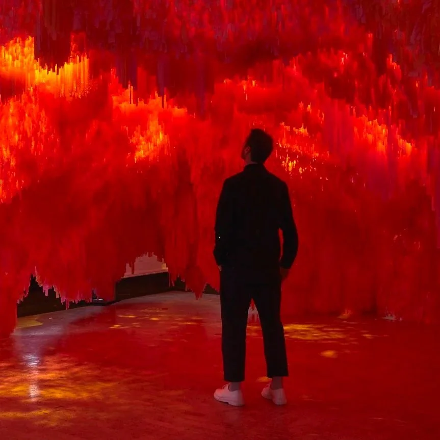 Bloom Bloom — colorful cave-like sculptural installation